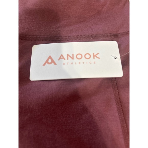 Anook‎ Athletics Ellie Maternity 23" Crop Leggings in Berry Heather - Picture 7 of 9